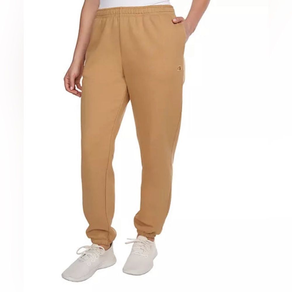 Champion Ladies Fleece Lined Joggers Tantalizing Tan NWT Size XXL